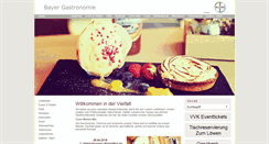 Desktop Screenshot of bayer-gastronomie.de